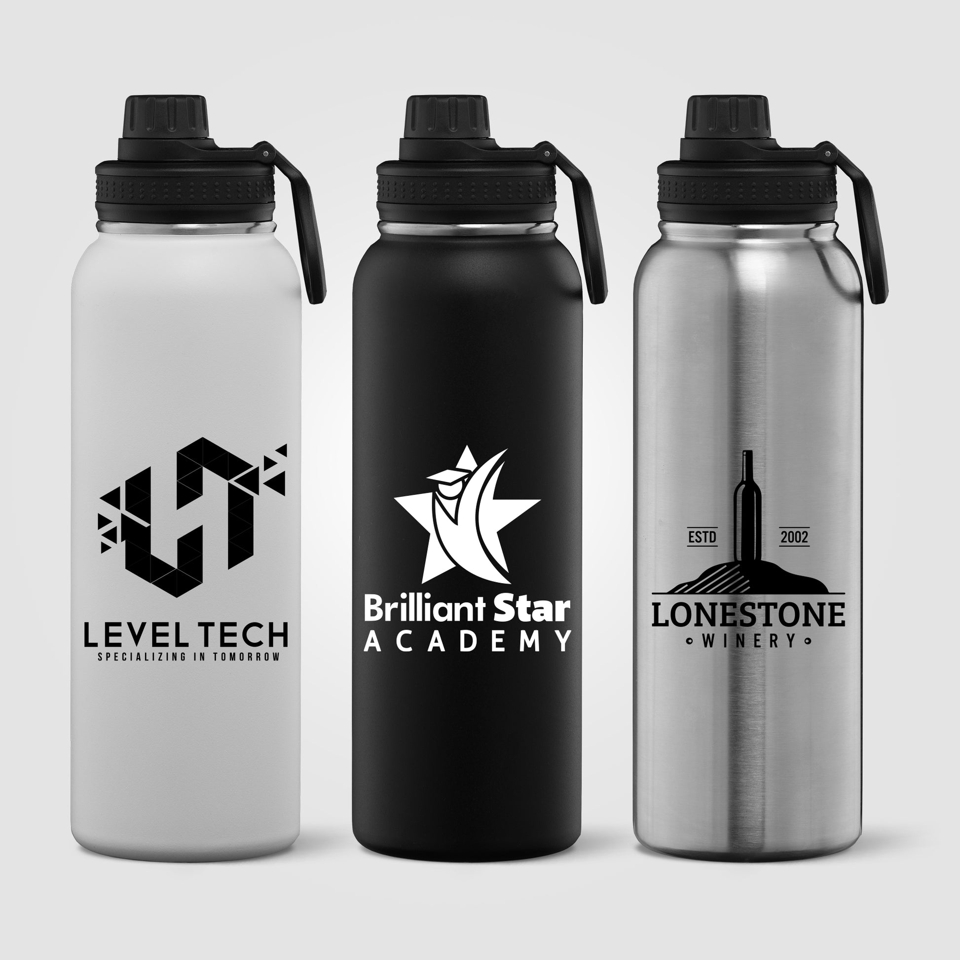 Alaska Ultra - 40 oz. Stainless Steel Double Wall Water Bottle​  grouped
