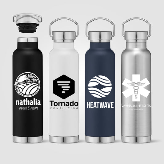 Apollo - 23 oz. Double Wall Stainless Steel Water Bottle with Lid  grouped