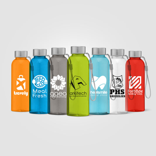 Skye - 17 oz. RPET Water Bottle with Wrist Strap  grouped