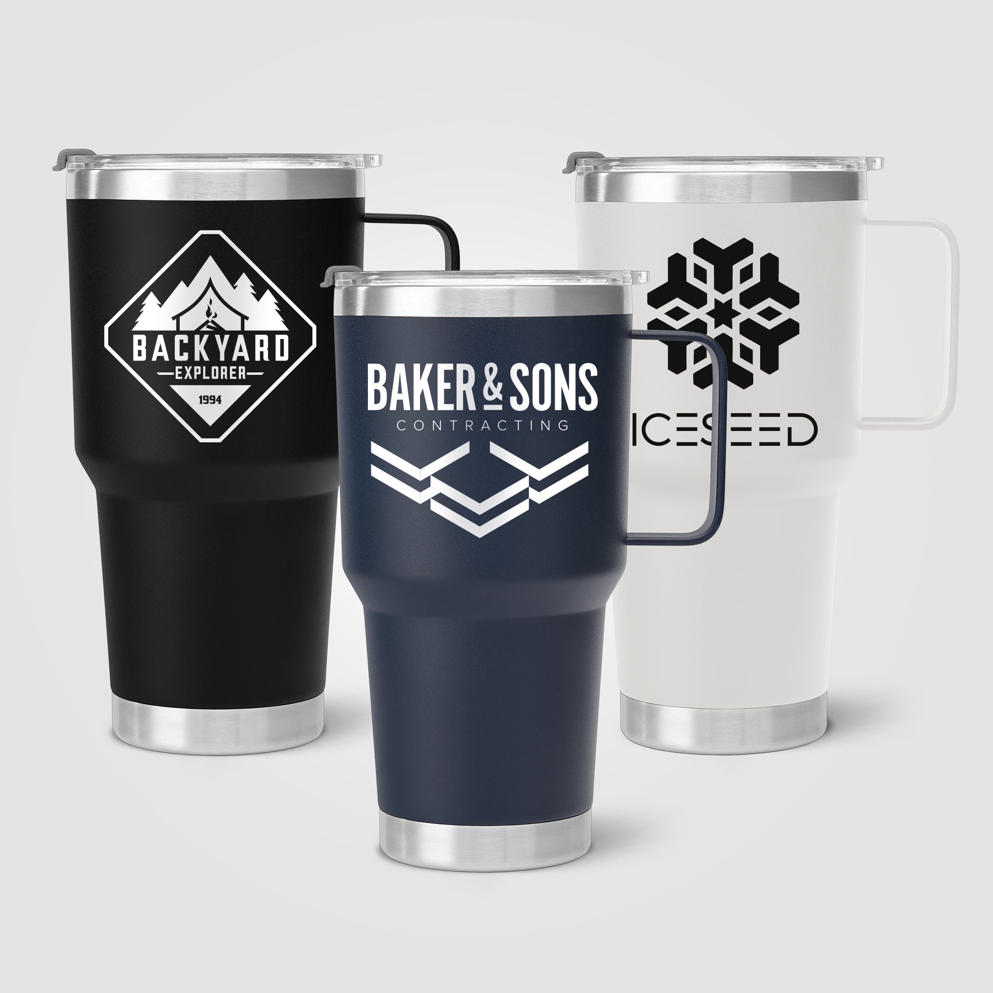 Anchorage Pro - 30 oz. Double-Wall Recycled Stainless Steel Tumbler  grouped