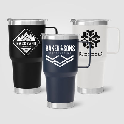 Anchorage Pro - 30 oz. Double-Wall Recycled Stainless Steel Tumbler  grouped