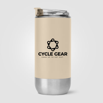 Clear (Lid) Glacier - 16 oz. Double-Wall Recycled Stainless Steel Tumbler