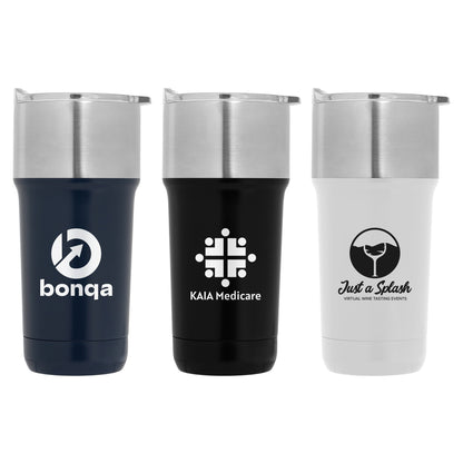 Optimus - 20 oz. Double Wall Recycled Stainless Tumbler with Ceramic Interior  grouped
