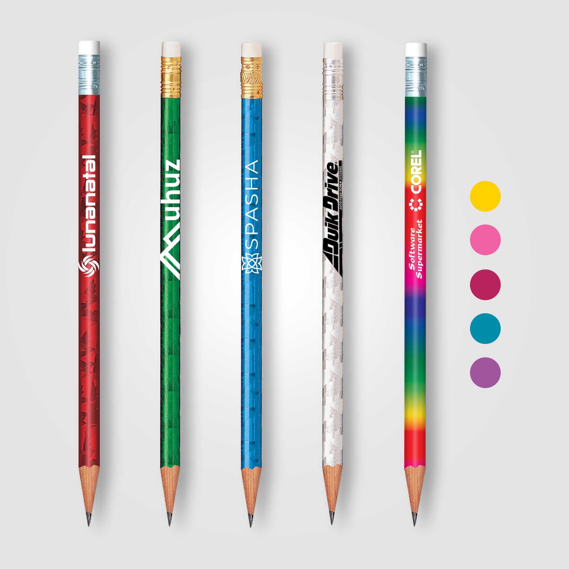 Assorted (Barrel) Holographic Pencil