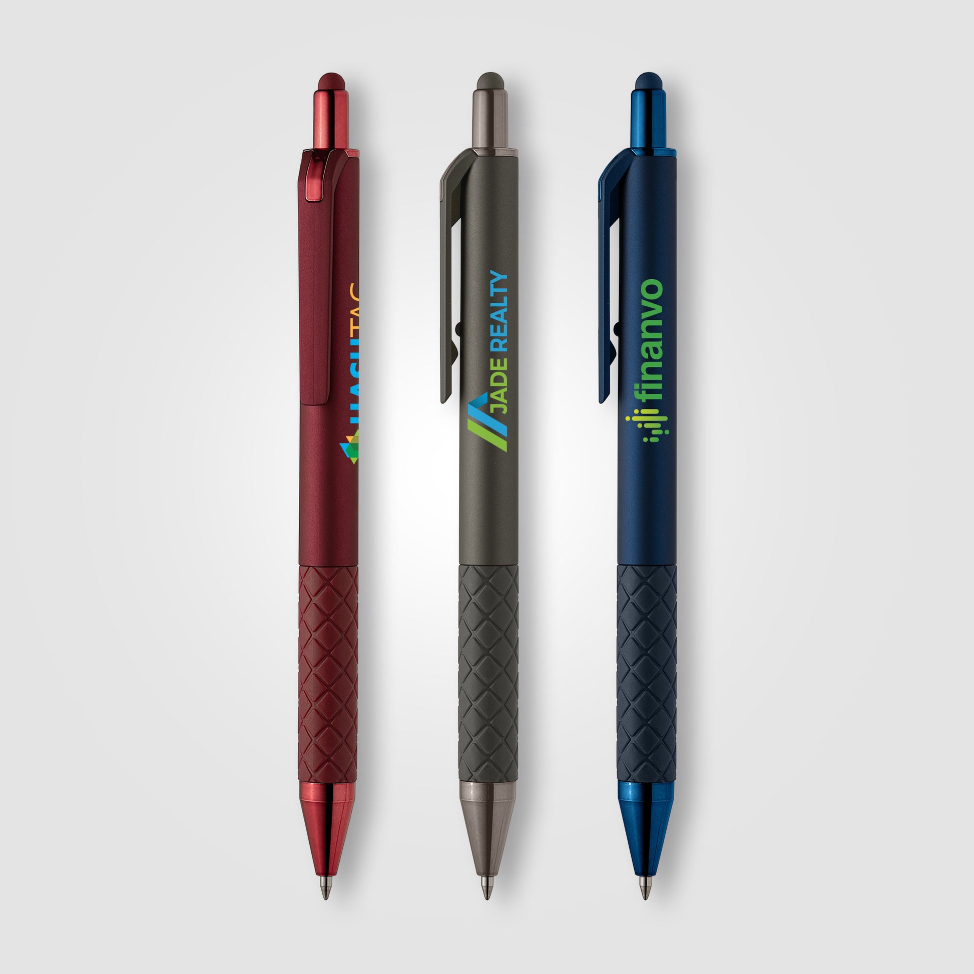 Assorted (Barrel) Islander Gel Retractable Softy Monochrome Stylus Pen