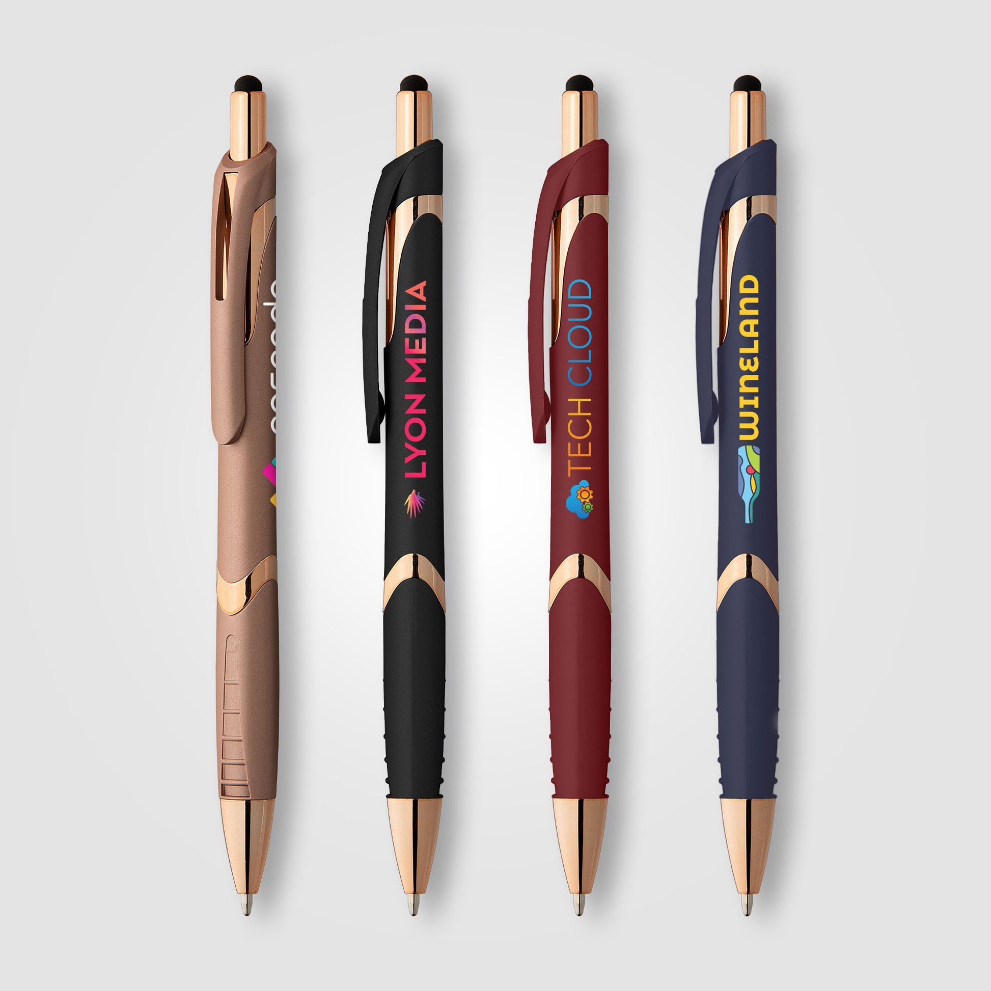 Assorted (Barrel) Solana Softy Rose Gold w/ Stylus
