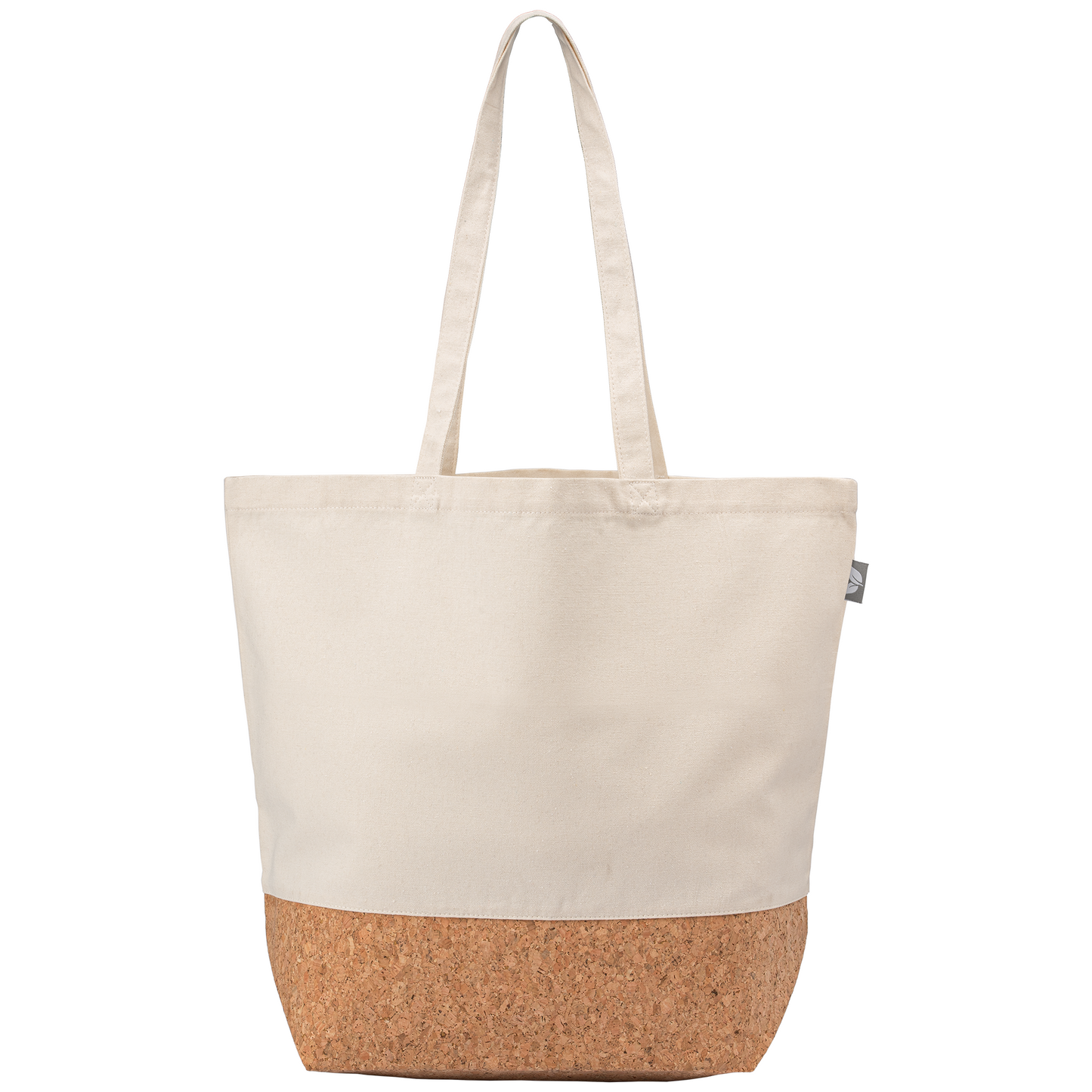 Beige (Product) Alentejo - Recycled Cotton Tote Bag with Cork Bottom plain