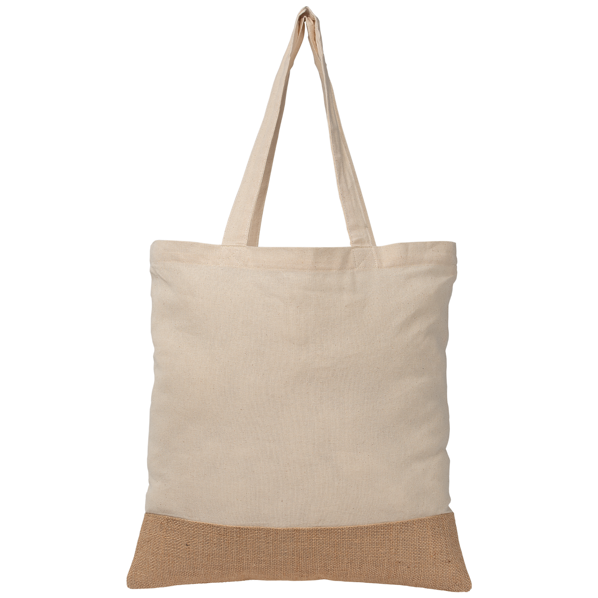 Beige (Product) Rio™ Tote Bag - 5 oz. Recycled Cotton Blend with Jute plain