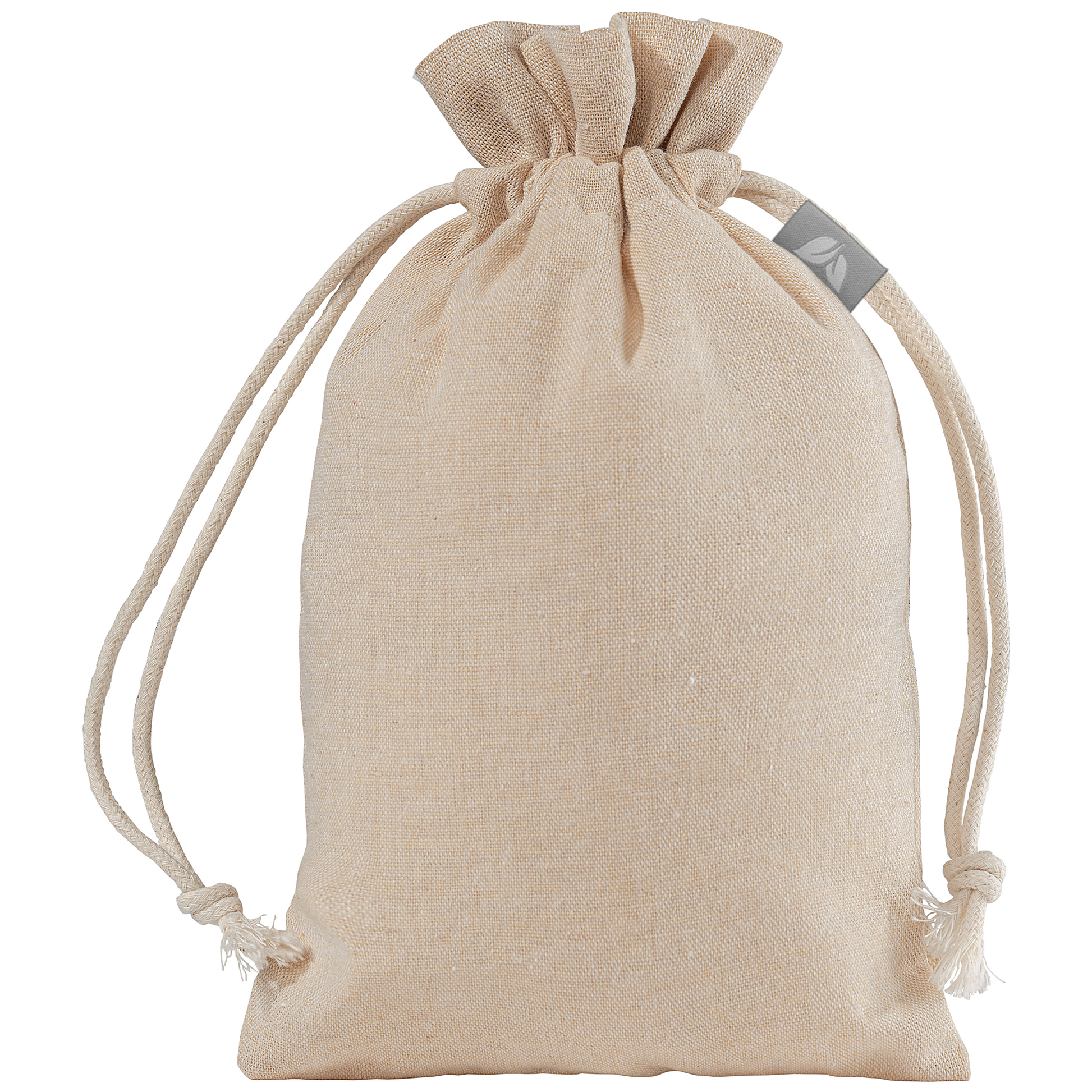 Beige (Product) Small Gift Bag - 4 oz. Recycled Cotton Blend plain