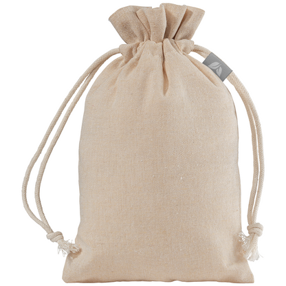 Beige (Product) Small Gift Bag - 4 oz. Recycled Cotton Blend plain