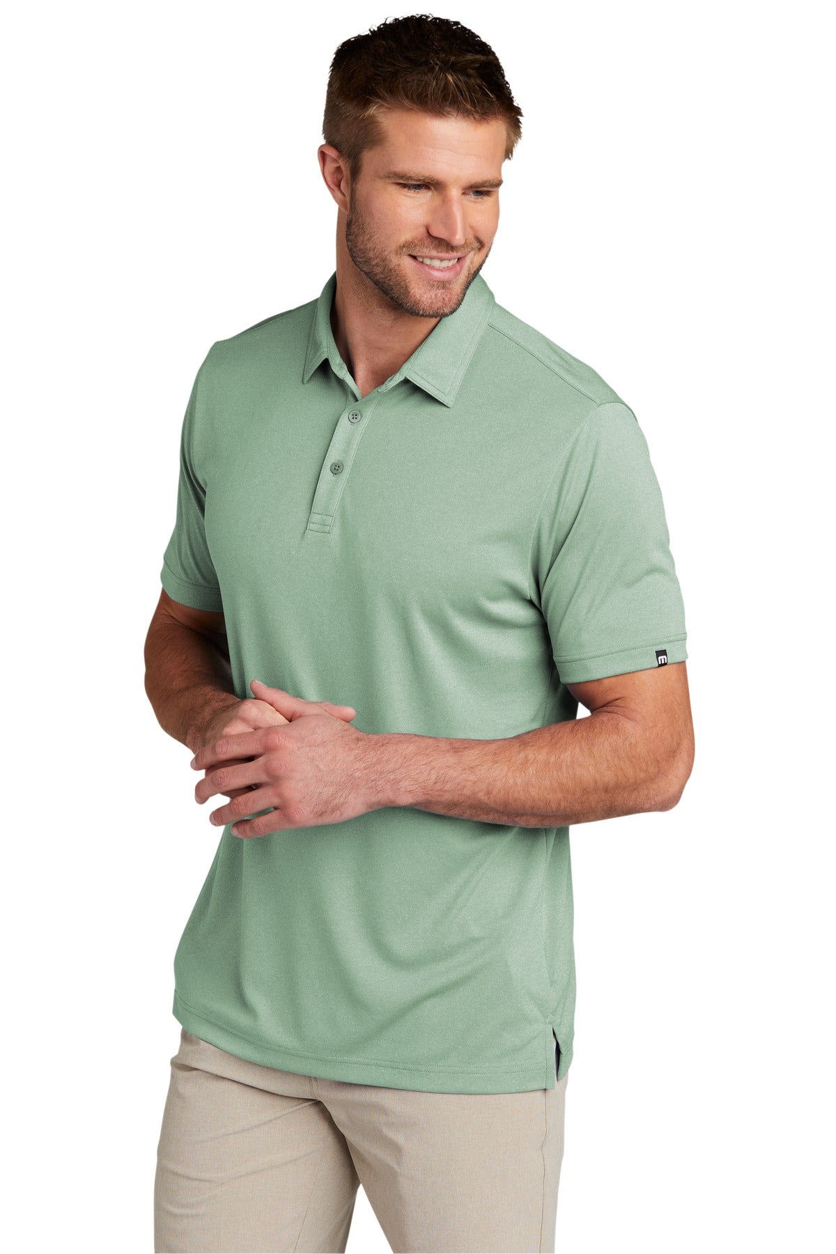 BerylGrnHt TravisMathew Coto Performance Polo. TM1MU410