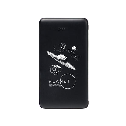 BLACK 10,000 mAh Power Bank With Integrated Cables  grouped