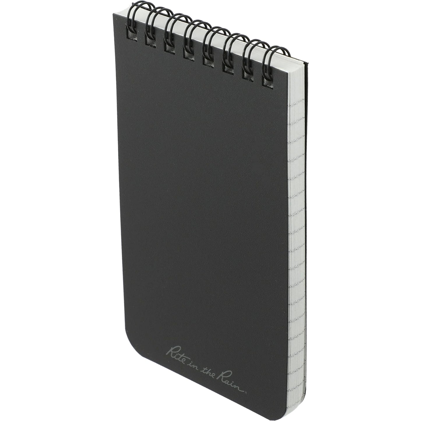 Black 3” x 5” Rite in the Rain Top Spiral Notebook plain