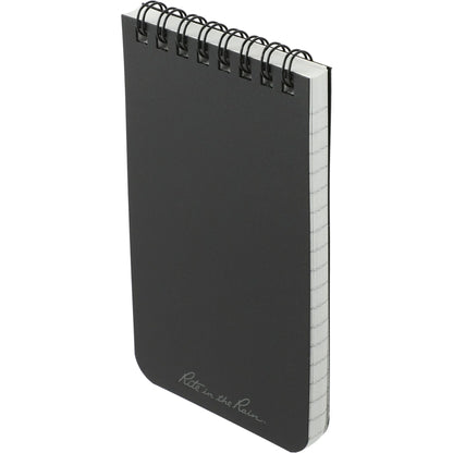Black 3” x 5” Rite in the Rain Top Spiral Notebook plain