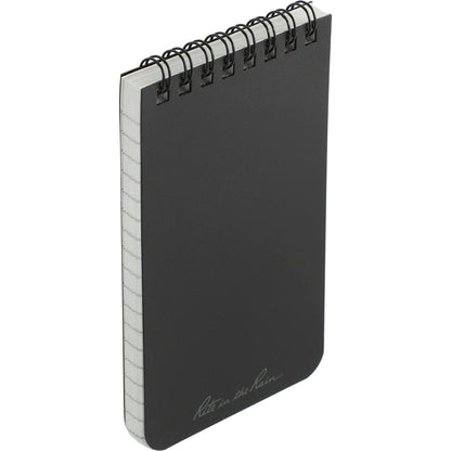 Black 3” x 5” Rite in the Rain Top Spiral Notebook plain