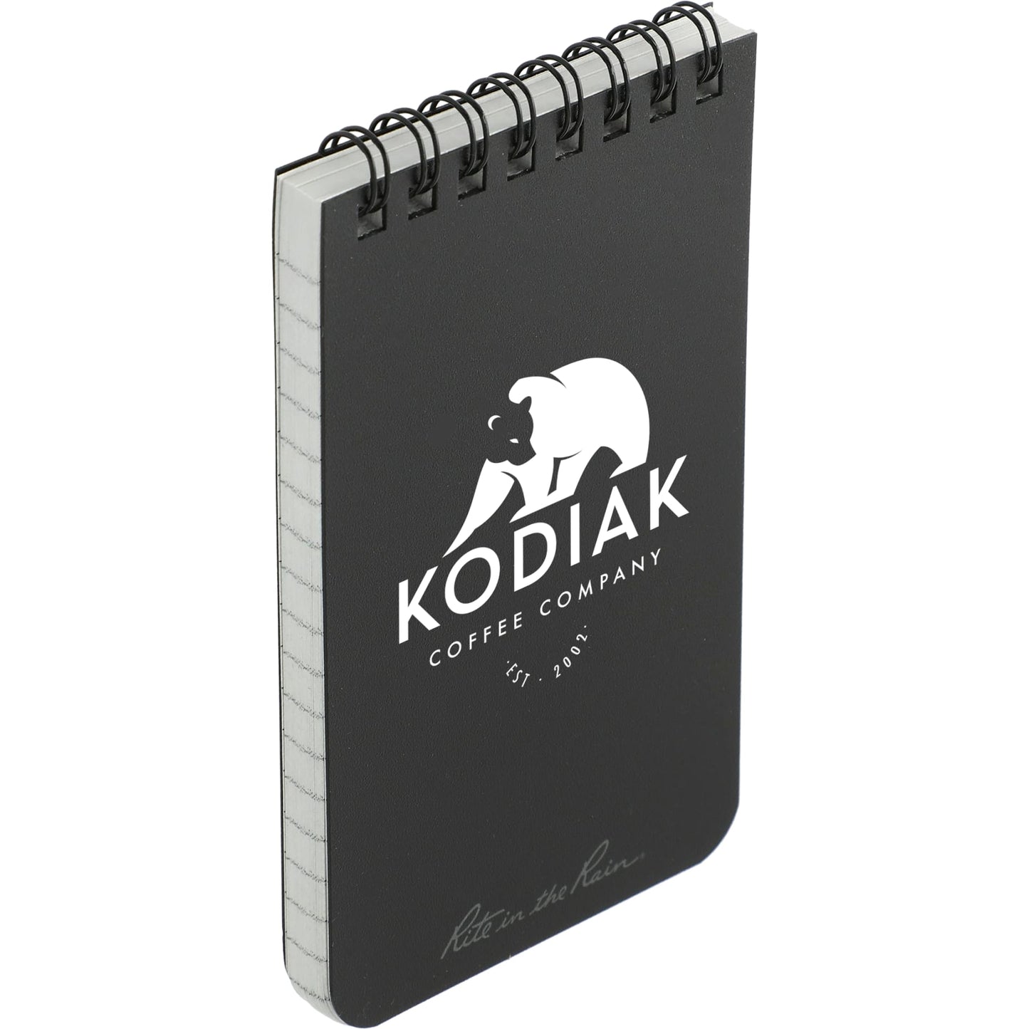 Black 3” x 5” Rite in the Rain Top Spiral Notebook