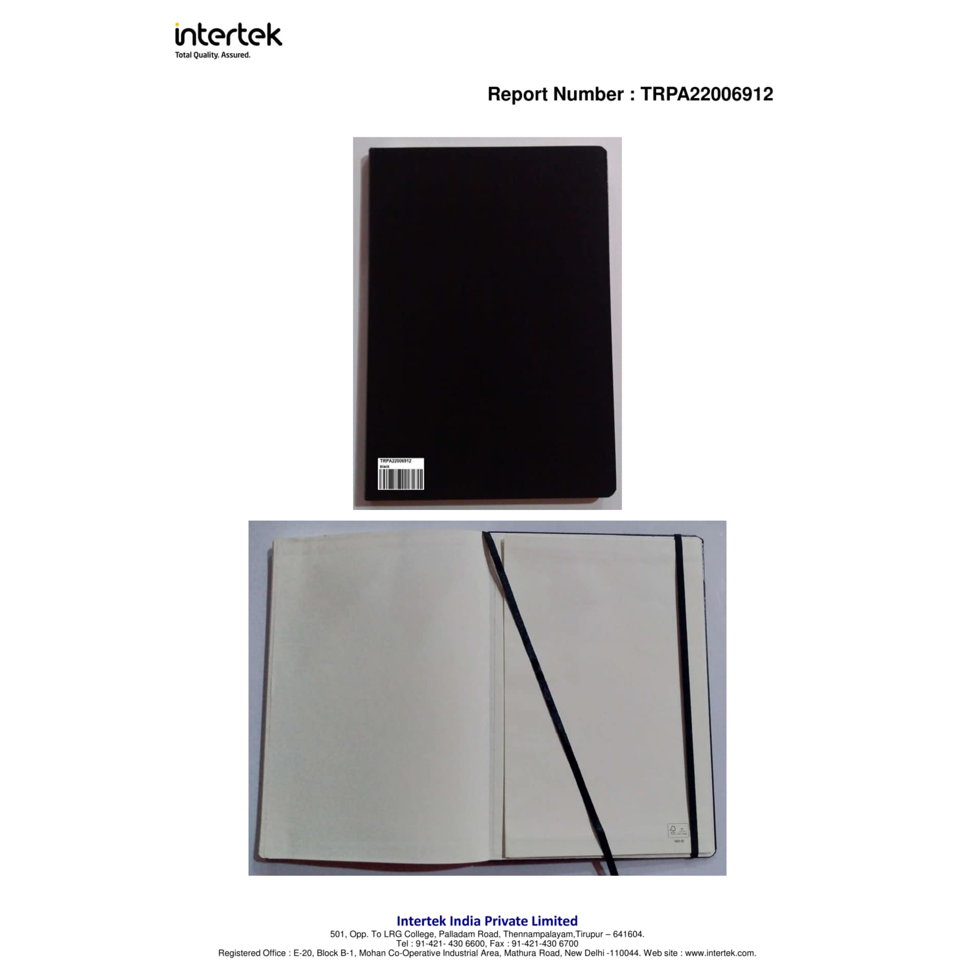 Black 8" x 11.5" FSC® Mix Ambassador Large Journal