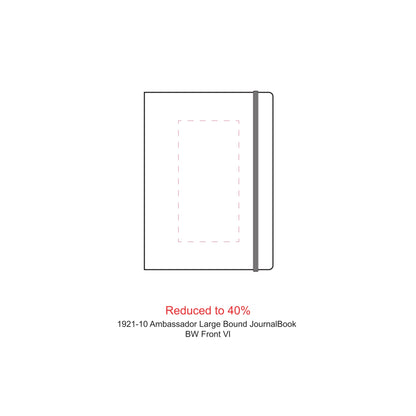 Black 8" x 11.5" FSC® Mix Ambassador Large Journal