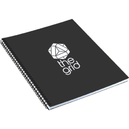 Black 8.5" x 11" FSC® Mix Lg Business Spiral Notebook