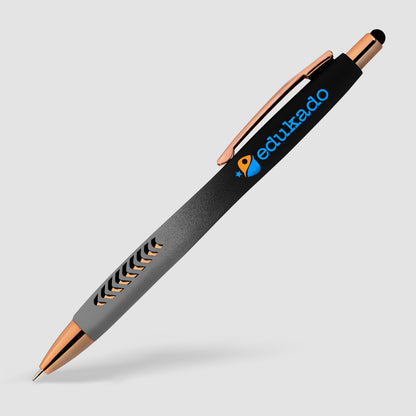Black (Barrel) Avalon Ombre Softy Rose Gold Pen w/ Stylus