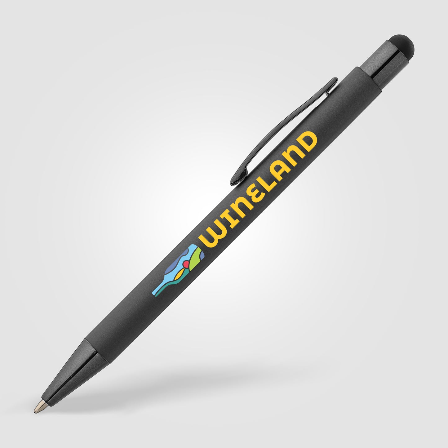 Black (Barrel) Bowie Softy Monochrome Stylus Pen