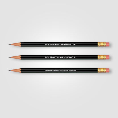 Black (Barrel) Hex Pencil
