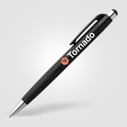 Black (Barrel) Smoothy Plastic Solid Pen
