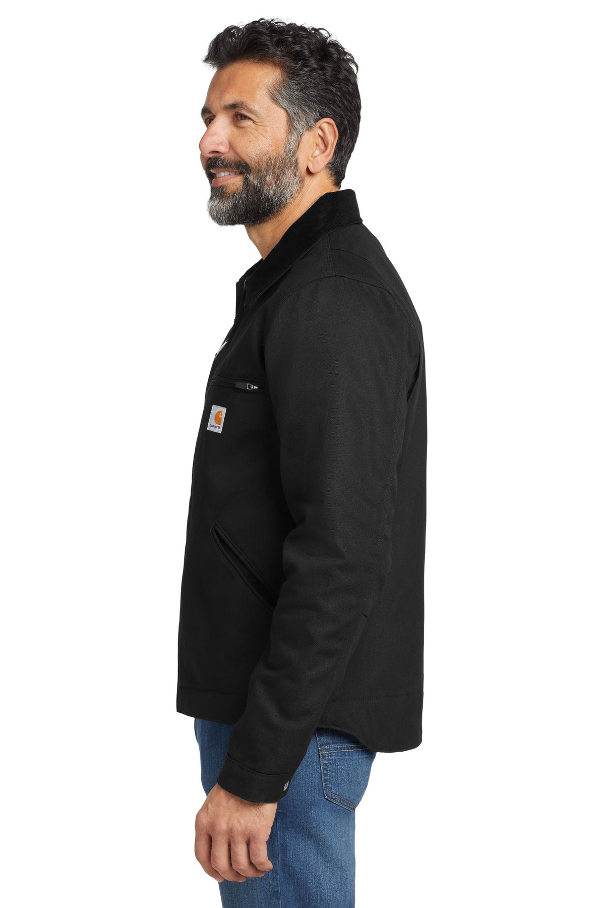 Black Carhartt Duck Detroit Jacket CT103828