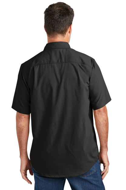 Black Carhartt Force Solid Short Sleeve Shirt CT105292
