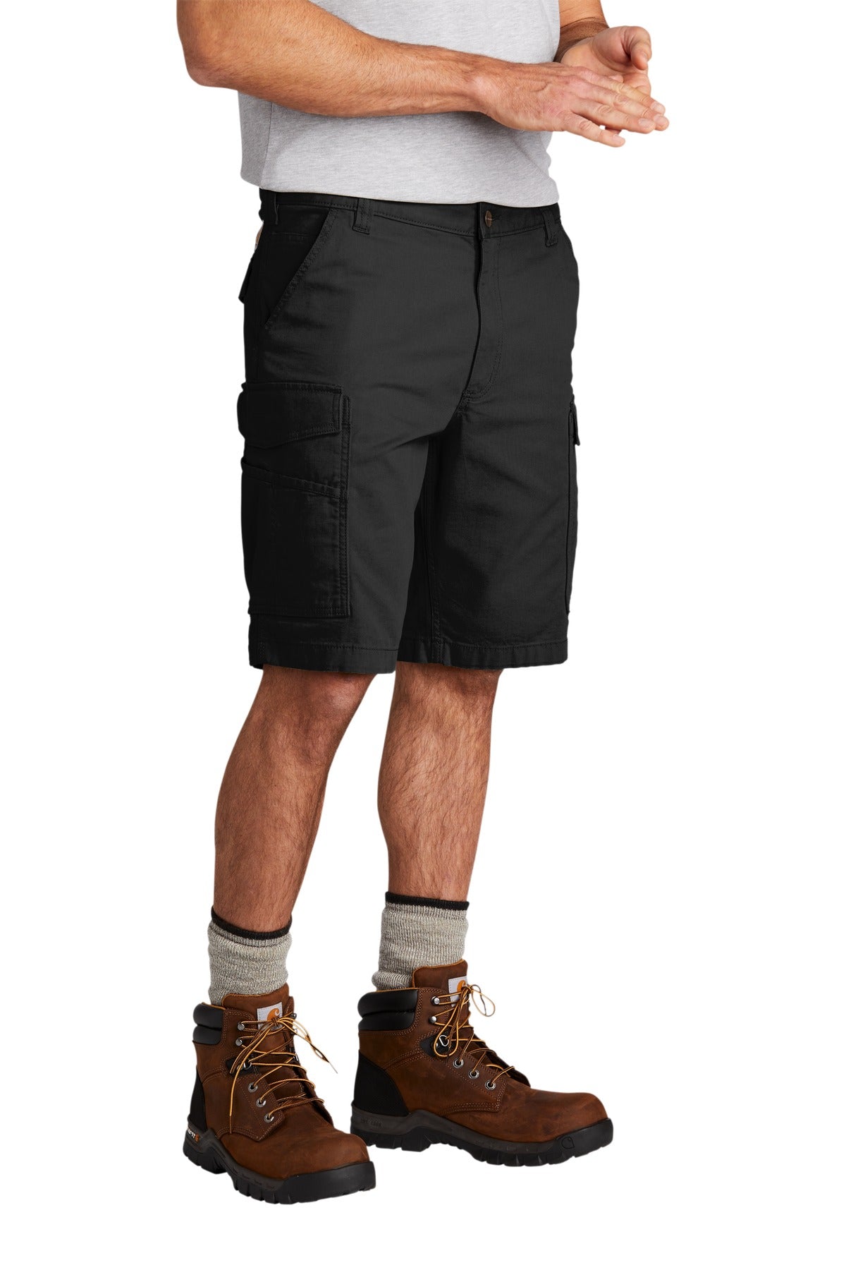 Black Carhartt Rugged Flex Rigby Cargo Short CT103542