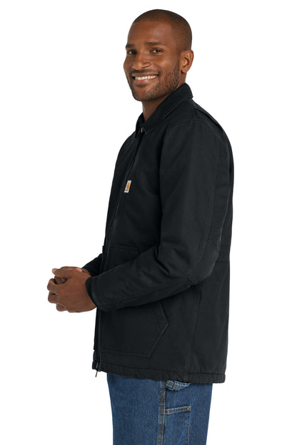 Black Carhartt Sherpa-Lined Coat CT104293