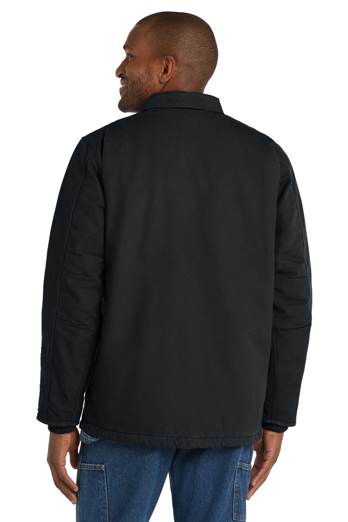 Black Carhartt Sherpa-Lined Coat CT104293