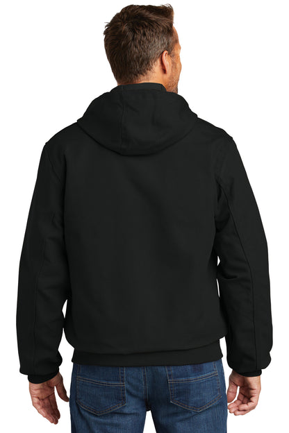 Black Carhartt Thermal-Lined Duck Active Jac. CT106678