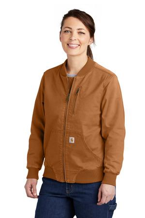 Black Carhartt Women's Rugged Flex Crawford Jacket CT102524