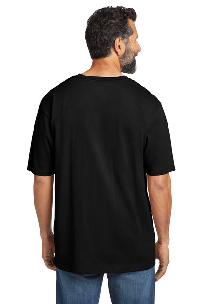 Black Carhartt Workwear Pocket Short Sleeve T-Shirt. CTK87