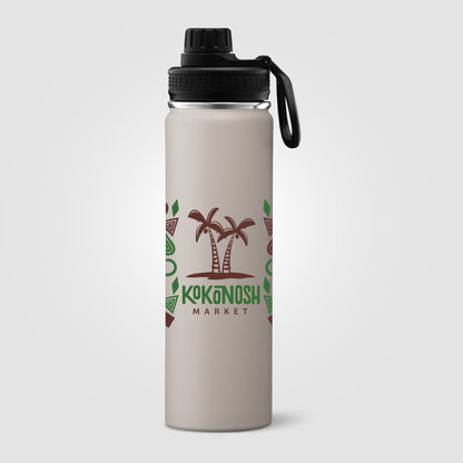 Black (Lid) Alaska - 24 oz. Stainless Steel Double Wall Water Bottle