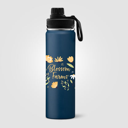 Black (Lid) Alaska - 24 oz. Stainless Steel Double Wall Water Bottle