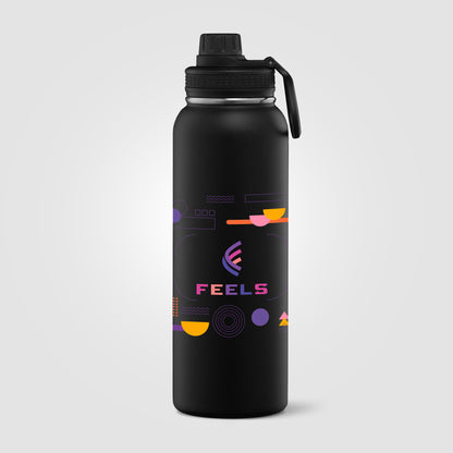 Black (Lid) Alaska Ultra - 40 oz. Stainless Steel Double Wall Water Bottle​