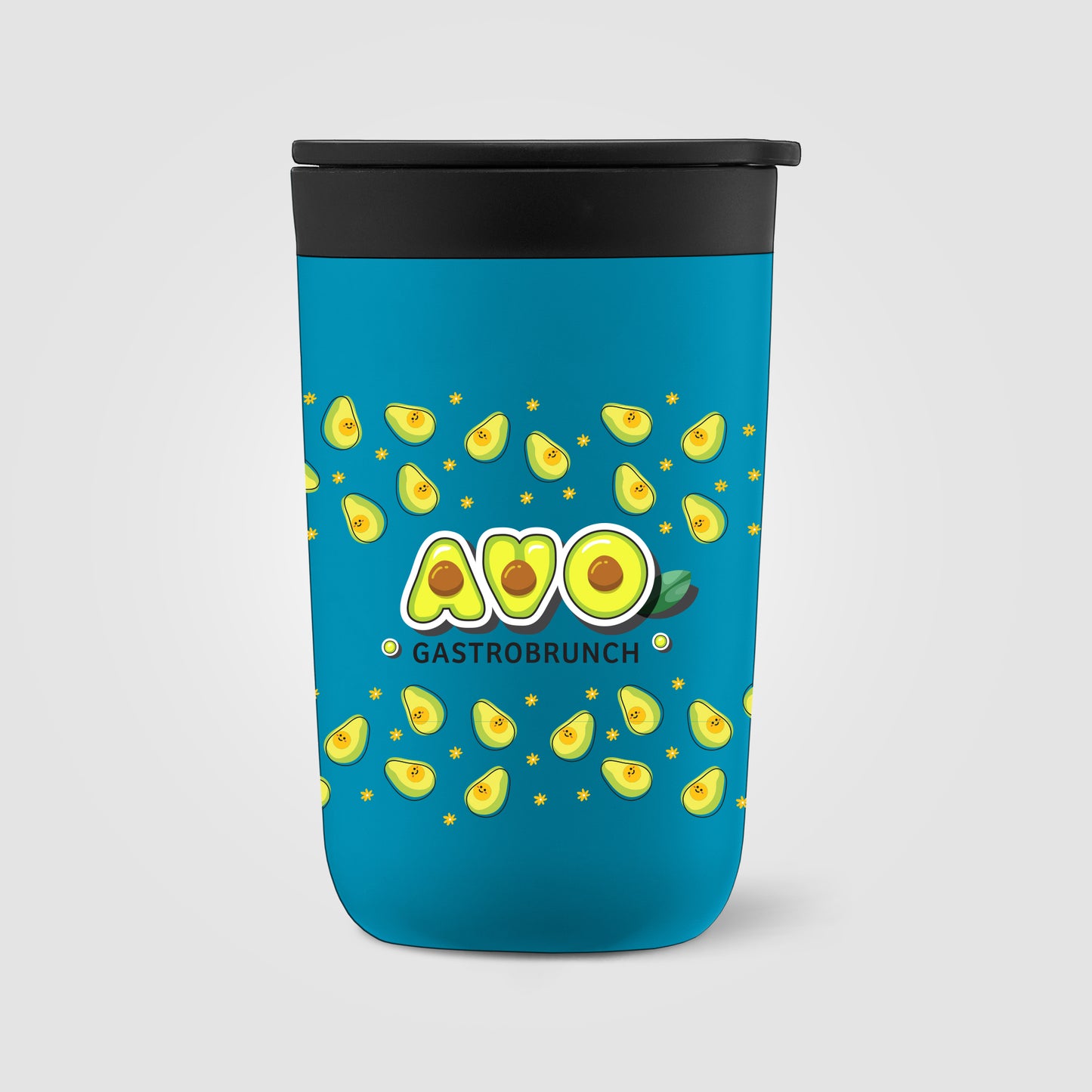 Black (Lid) Discovery - 14 oz. Double Wall Tumbler with Recycled RPP Liner