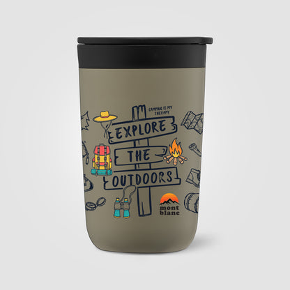 Black (Lid) Discovery - 14 oz. Double Wall Tumbler with Recycled RPP Liner