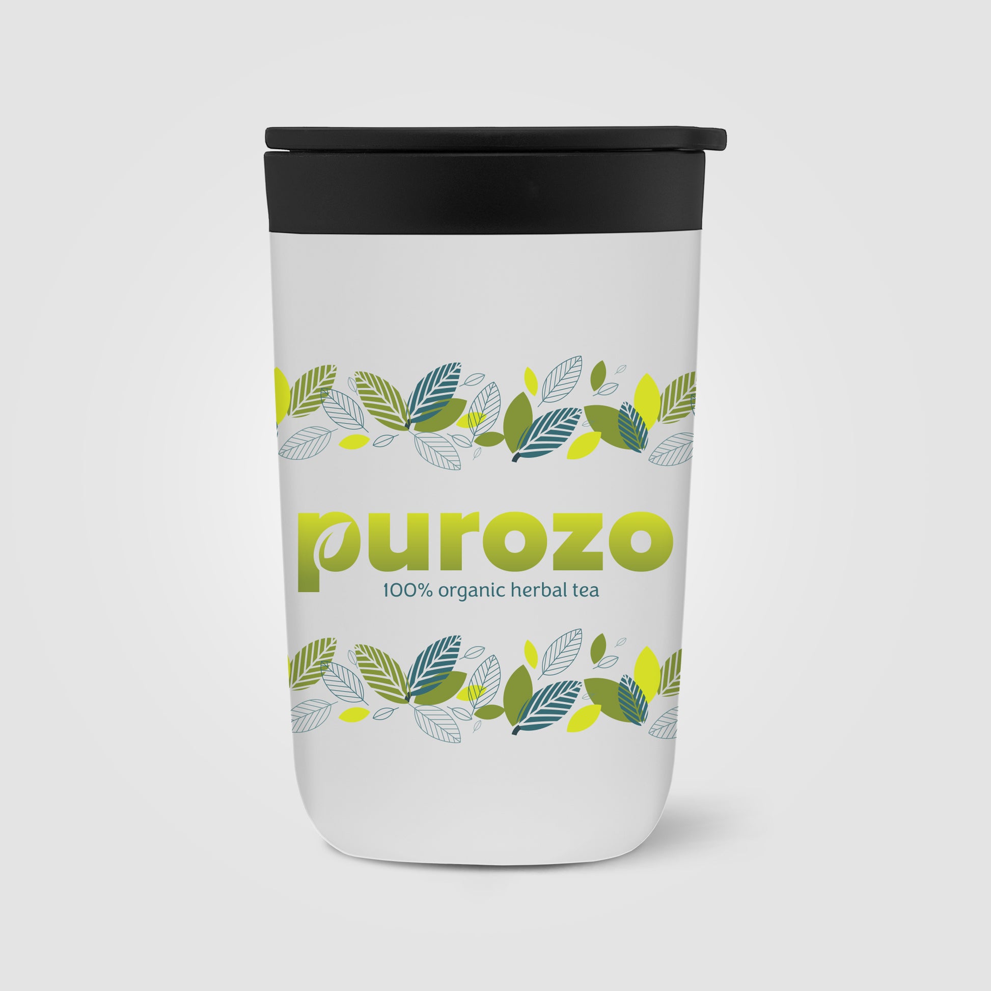 Black (Lid) Discovery - 14 oz. Double Wall Tumbler with Recycled RPP Liner