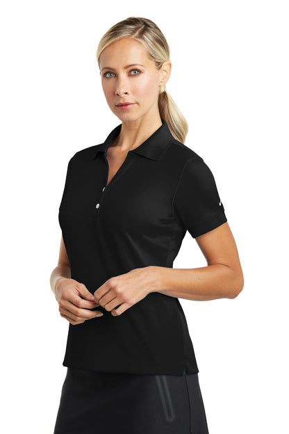 Black Nike Women's Dri-FIT Classic Polo. 286772