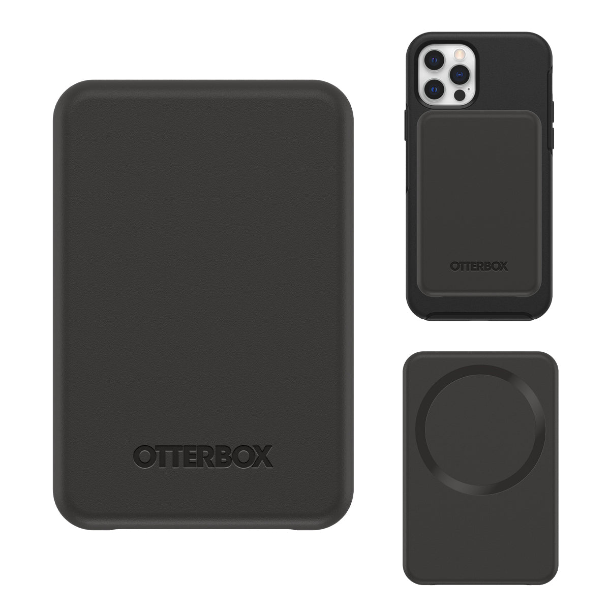 BLACK OtterBox 3000 MAH Wireless Power Bank For Magsafe plain grouped