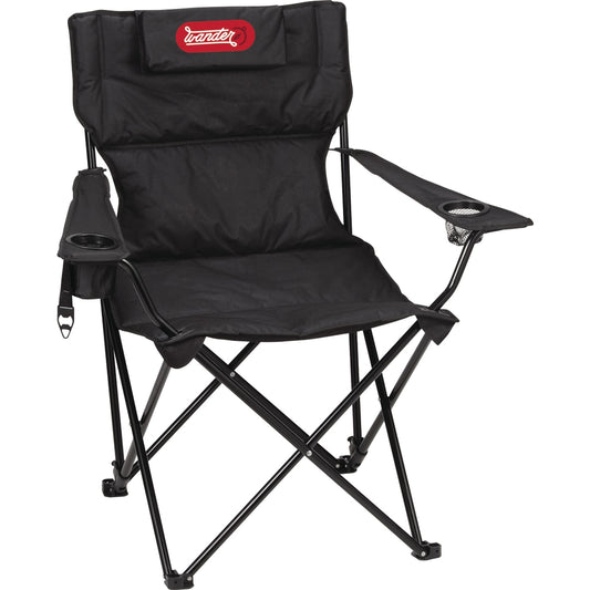 Black Premium Padded Reclining Chair (400lb Capacity)