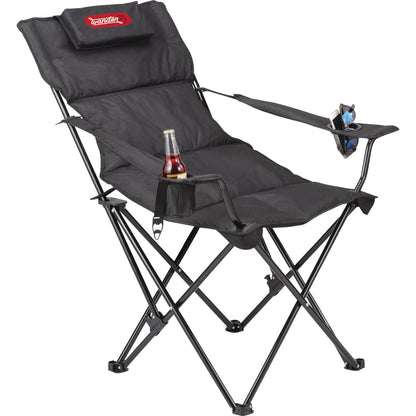 Black Premium Padded Reclining Chair (400lb Capacity)
