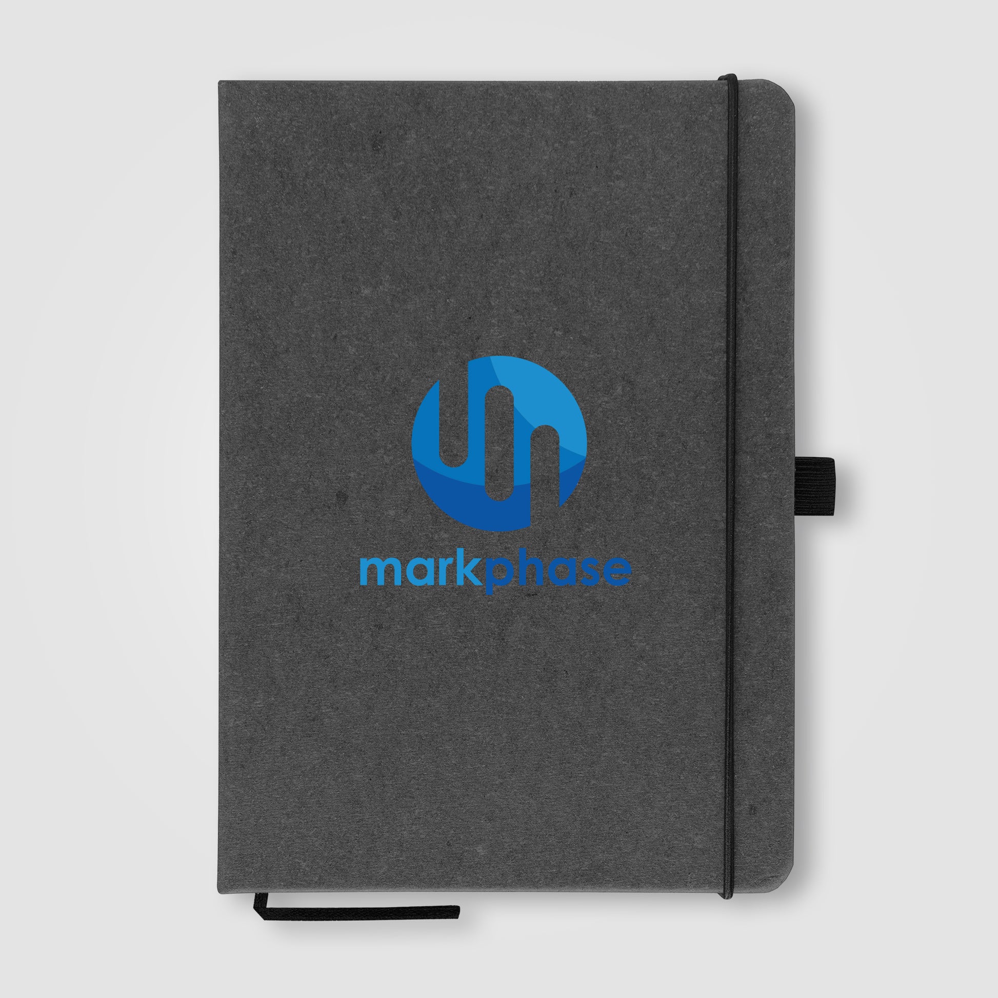 Black (Product) Carson 5.8'' x 8.3'' Recycled PU Leather Notebook