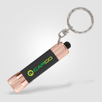 Black (Product) Chroma Softy Rose Gold Classic - LED Flashlight with Keyring