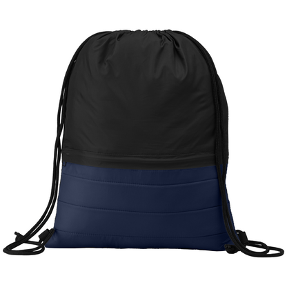 Black (Product) SportStyle RPET Nylon Drawstring Bag plain