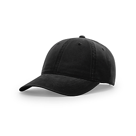 BLACK Richardson Peach Twill Dad Hat