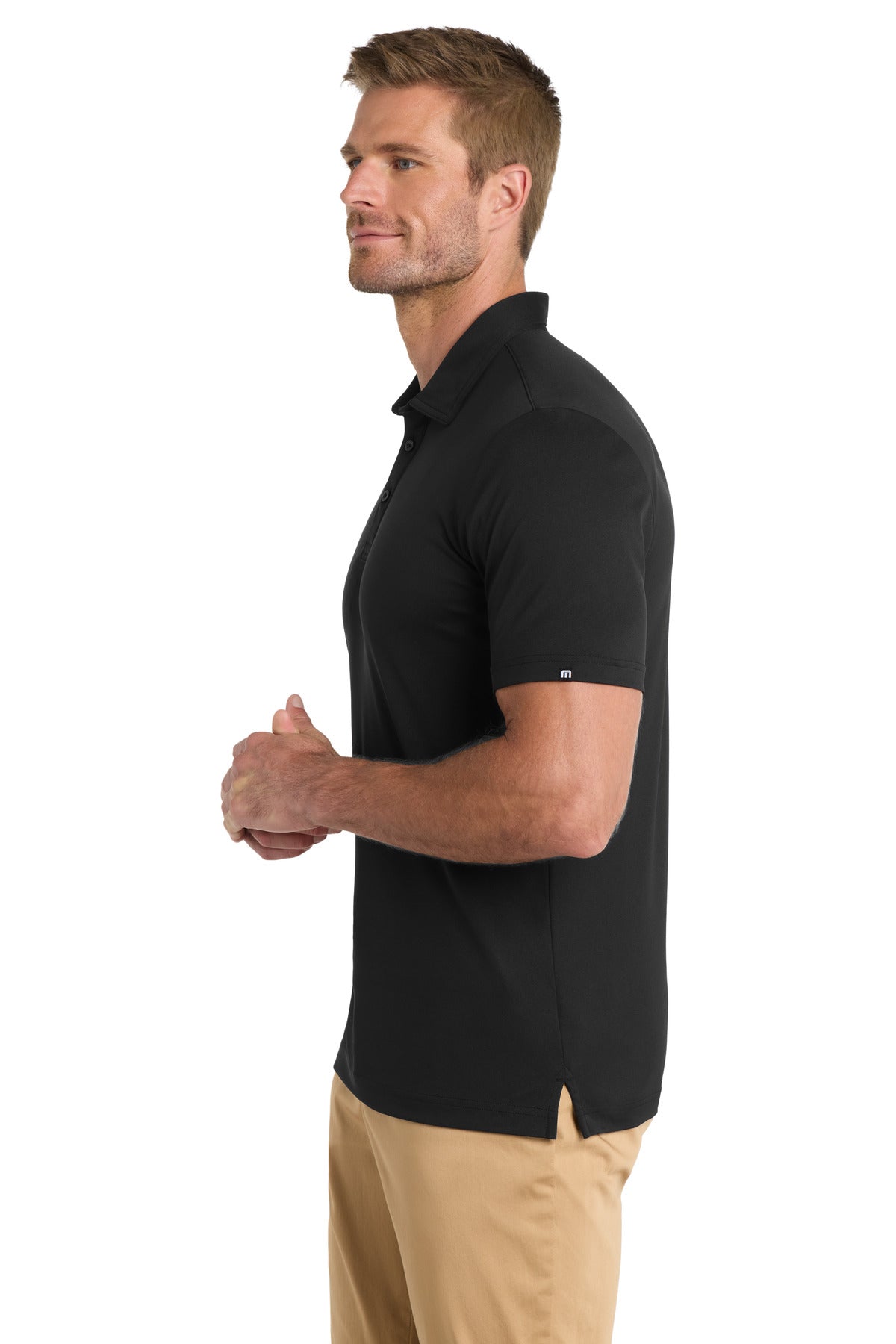 Black TravisMathew Coto Performance Polo. TM1MU410